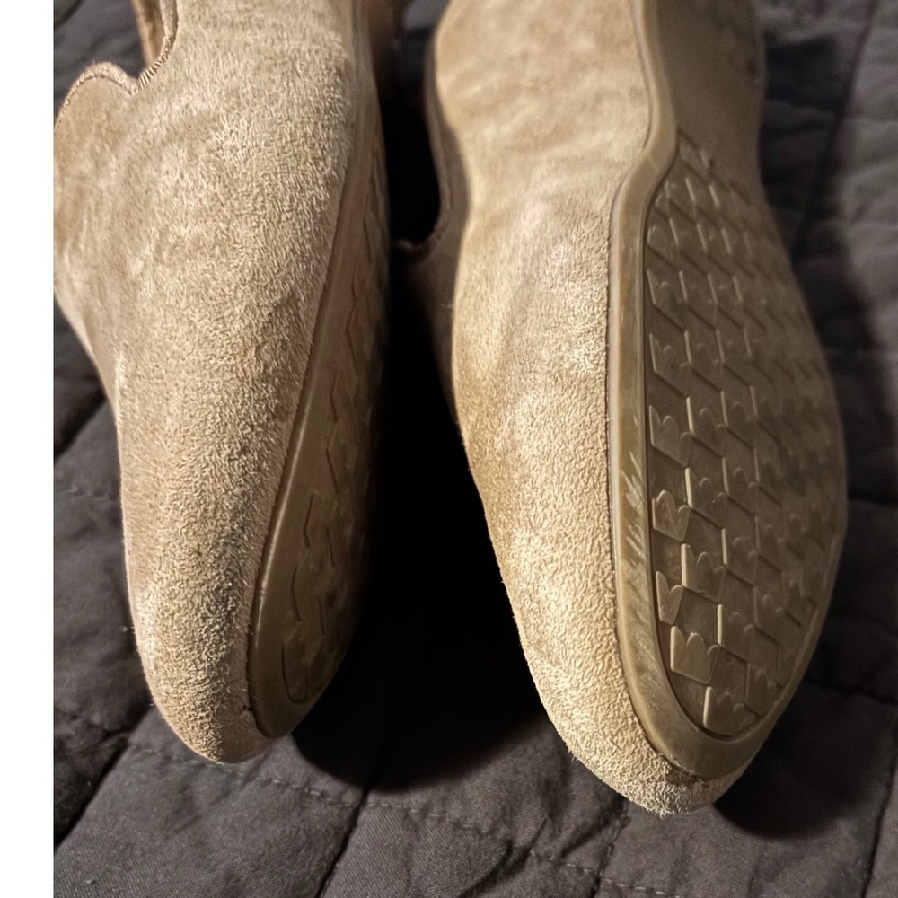Birdies The Starling Tan‎ Suede Smoking Loafers Flats Womens 6.5 Sand Round Toe - Picture 7 of 7
